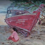 Sein Sein Lin - On the Boat