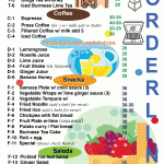 Borderline Tea Garden Menu