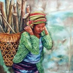 Carrying Woman by Kyaw Kyaw Hein