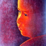 Gazing Kid by Saw Wi Htun