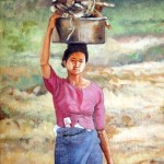 Going to the Market by A hein Kyaw