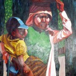 Carrying Mother by Myat Thein Zaw