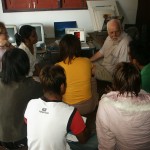 Wayne with artists 1