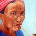Woman with Tetto by Wanna Zaw