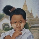 Child from Middle Burma by Saw Wi Htun