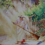 Cleaning-Nun-by-Kyaw-Kyaw-Hein