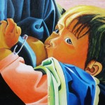 Suckling kid by Myat Thein Zaw