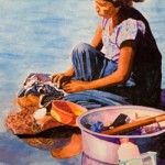 washingwoman by Myat Thein Zaw