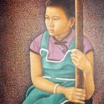 Gazing-girl-by-Saw-Wi-Htun