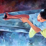 Throwing kid by Nyan Soe
