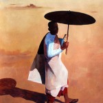 Travelling Nun by Nyan Soe